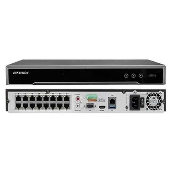 Hikvision 16-ch 1U 16 PoE 4K NVR Planet Security USA Planet