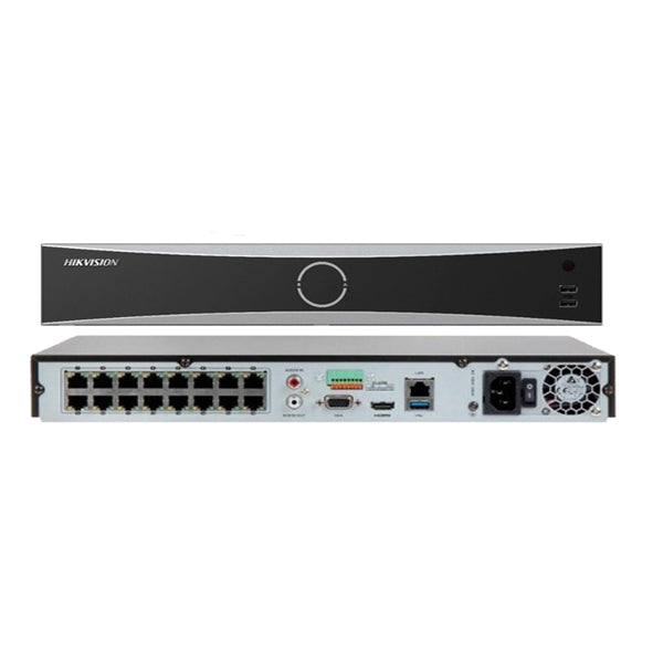Hikvision 16-ch 1U 16 PoE 4K DeepinMind NVR - Planet
