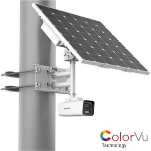 Hikvision DS-2XS6A87G1-LS/C36S80 / 8MP ColorVu Fixed Bullet Solar Power 4G Network Camera Kit